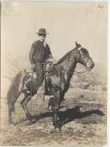 Everett Snell on horseback