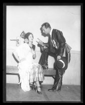 Couple in Fiesta de las Rosas costume