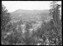 Aerial view of Santa Cruz Mountains town