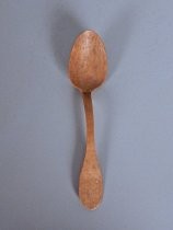 Wood soup spoon