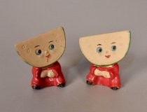 Watermelon head salt & pepper shakers