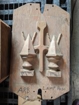 Casting mold for street lamp parts