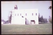 Empire Firehouse replica under construction