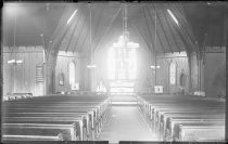 Minister inside of Trinity Episcopal Church