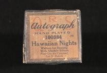 Hawaiian Nights player piano roll