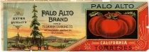 Palo Alto Brand Tomatoes can label