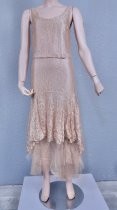 Champagne nylon dress