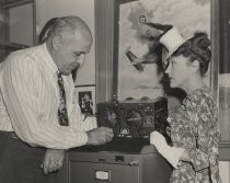 Ralph M. Heintz, Sr., and Gloria Swanson, ca. 1942