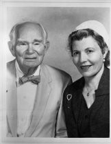 Formal portrait of Lee and Marie de Forest