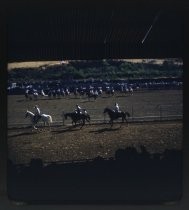 Mounted horseback riders at San Benito County Fairgrounds