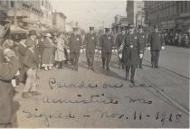 Police marching in Armistice Day Parade