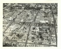 Aerial view of City Hall and downtown