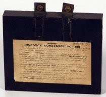 Murdock condenser No. 483, c. 1915