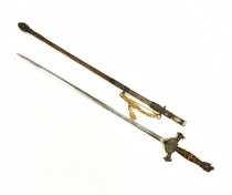 Knights of Pythias ceremonial sword