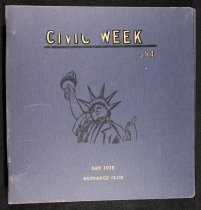 Civic Week scrapbook & photo album