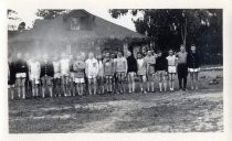 Stanford University athletes group portrait