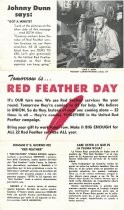 Red Feather Day flier
