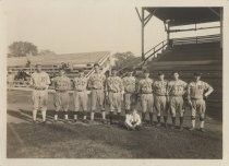 Erich Radios baseball team group portrait