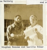 Stephen Rozum and Lucille Riker