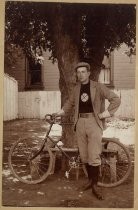 Frank T. Boynton with bicycle