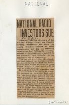 National Radio Investors Sue