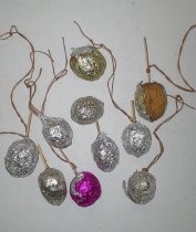 Walnut Christmas ornaments