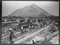 Train wreck at Upton, California