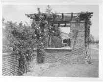 Brick Trellis, Municipal Rose Garden