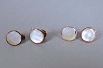 Mother of pearl shirt studs