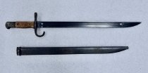 Knife bayonet with scabbard