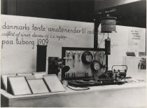 First amateur transmitter for radio telephony made by Einar Dessau and J. E. Ngrap