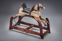 Wooden rocking horse