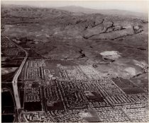 Aerial view of Fremont looking north