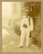 Portrait of James Stephenson with Native Sons ribbon