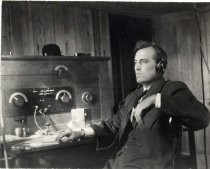 Charles V. Logwood at Federal Telegraph Company station, El Paso