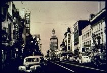 First Street looking towards Bank of Italy building