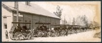 Yosemite stagecoaches at depot