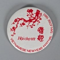 1983 Vietnamese New Year Festival Button