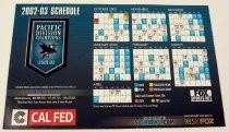 San Jose Sharks schedule magnet