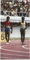 Millard Hampton and Donald Quarrie, 1976 Olympic 200-meter