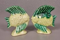 Green fish salt & pepper shakers