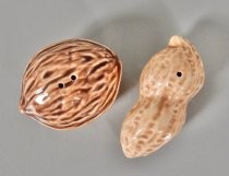 Nuts salt & pepper shakers