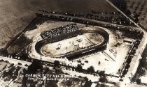 Aerial photograph of Garden City Velodrome