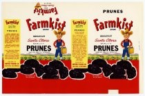 Farmkist Brand Santa Clara Quality Prunes, Mayfair Packing Company, San Jose, California