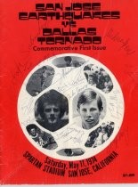 San Jose Earthquakes vs Dallas Tornado: Commemorative First Issue