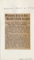 Wireless Key to Set World's Clock Aright