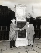 Lee de Forest at "Memory of Wireless Operators" memorial