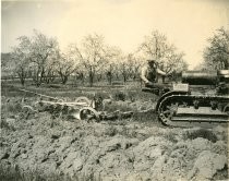 Knapp Tractor Disc Plow in orchard, Catalog Photo 30-A