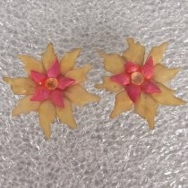 Flower earrings