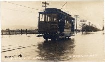 Trolley Car, First St. near Humboldt